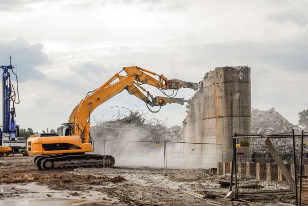 Silo Demolition in Lafayette